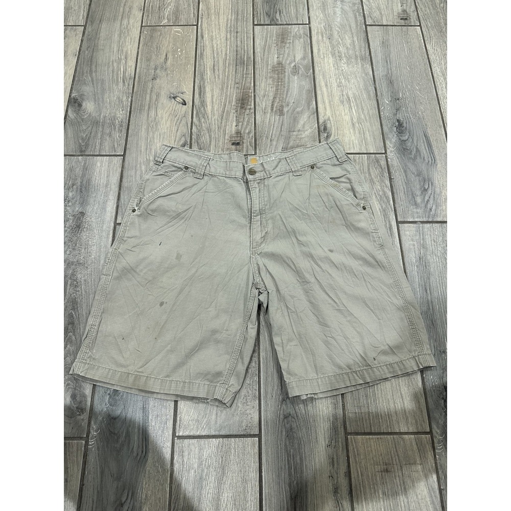 Carhartt Men's Relaxed Fit‎ Cargo Shorts Size 36 Gray Durable Work Casual